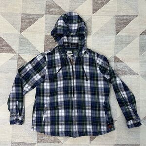 Scotch Plaid Flannel Shirt, Relaxed Zip Hoodie
